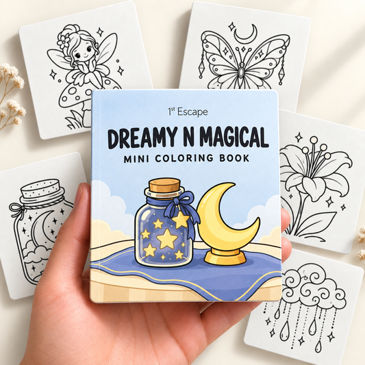 Dreamy N Magical Mini Coloring Book
