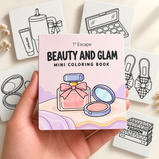 Beauty n Glam Mini Coloring Book